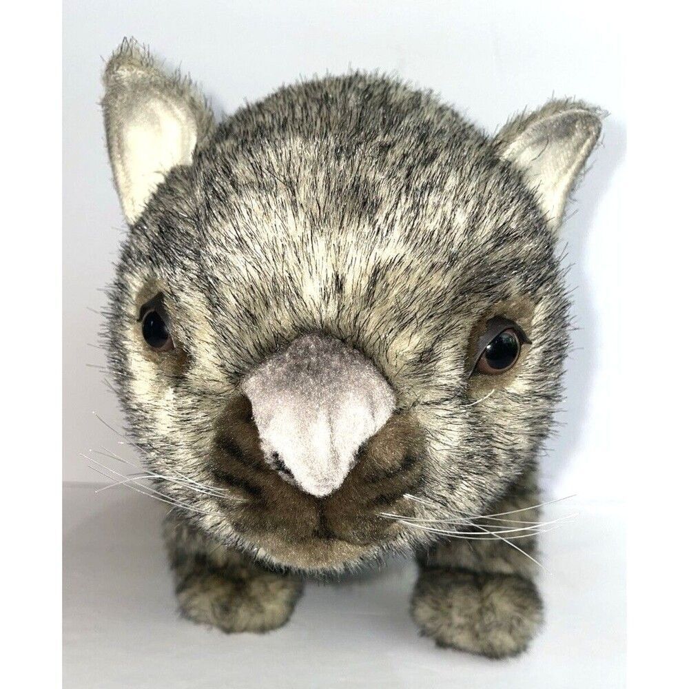 Hansa Wombat Plush Polyester Unisex 0.78 Lbs 190325 multicolor NO tag 37cm